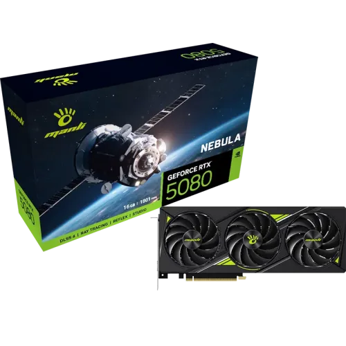 Manli Nebula GeForce RTX 5080 16GB GDDR7 Graphics Card